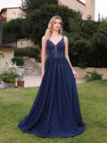 Robe bleu marine chic pour mariage