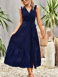 Robe bleu marine fluide