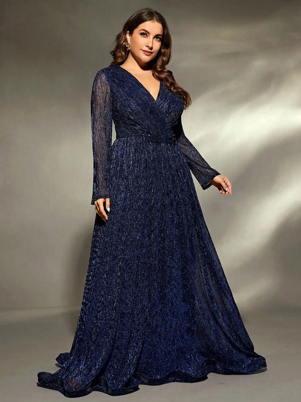 robe bleu marine grande taille